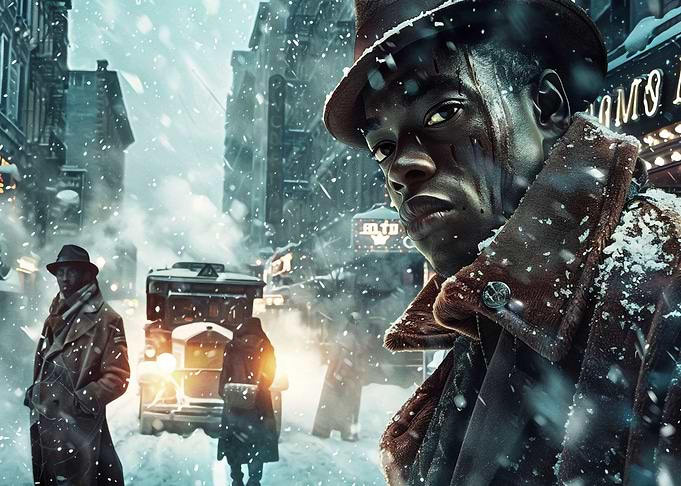 Steampunk Blizzard Snowfa
