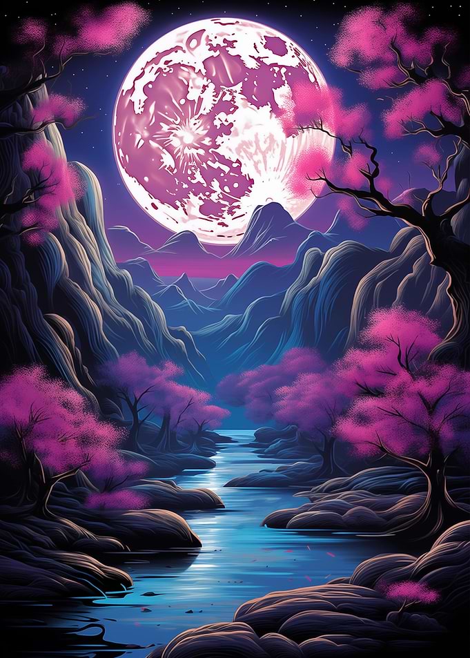 Cherry Blossom Japan Art