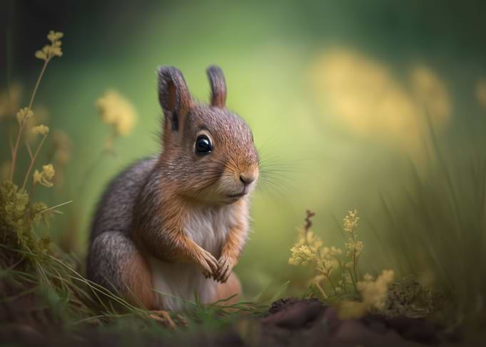 Baby squirrel