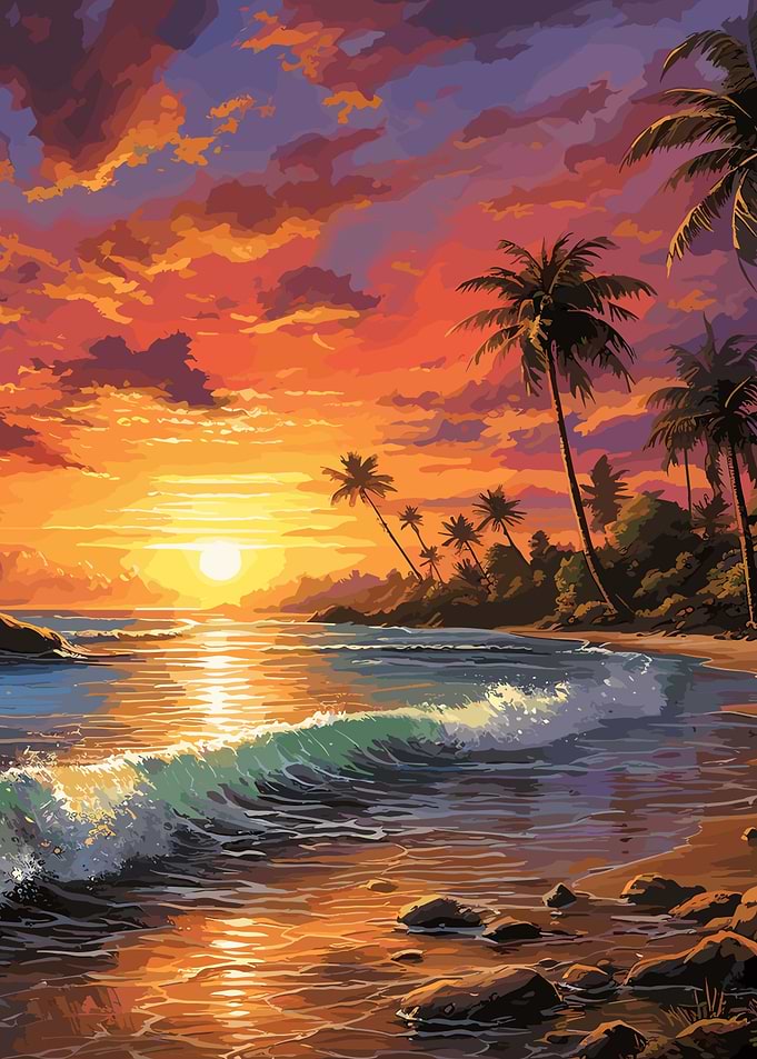 Beautiful Tropical Sunset