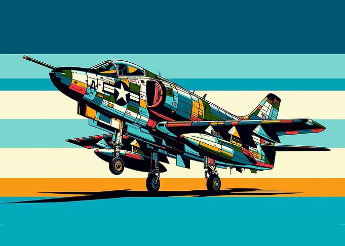 Douglas A4 Skyhawk wpap