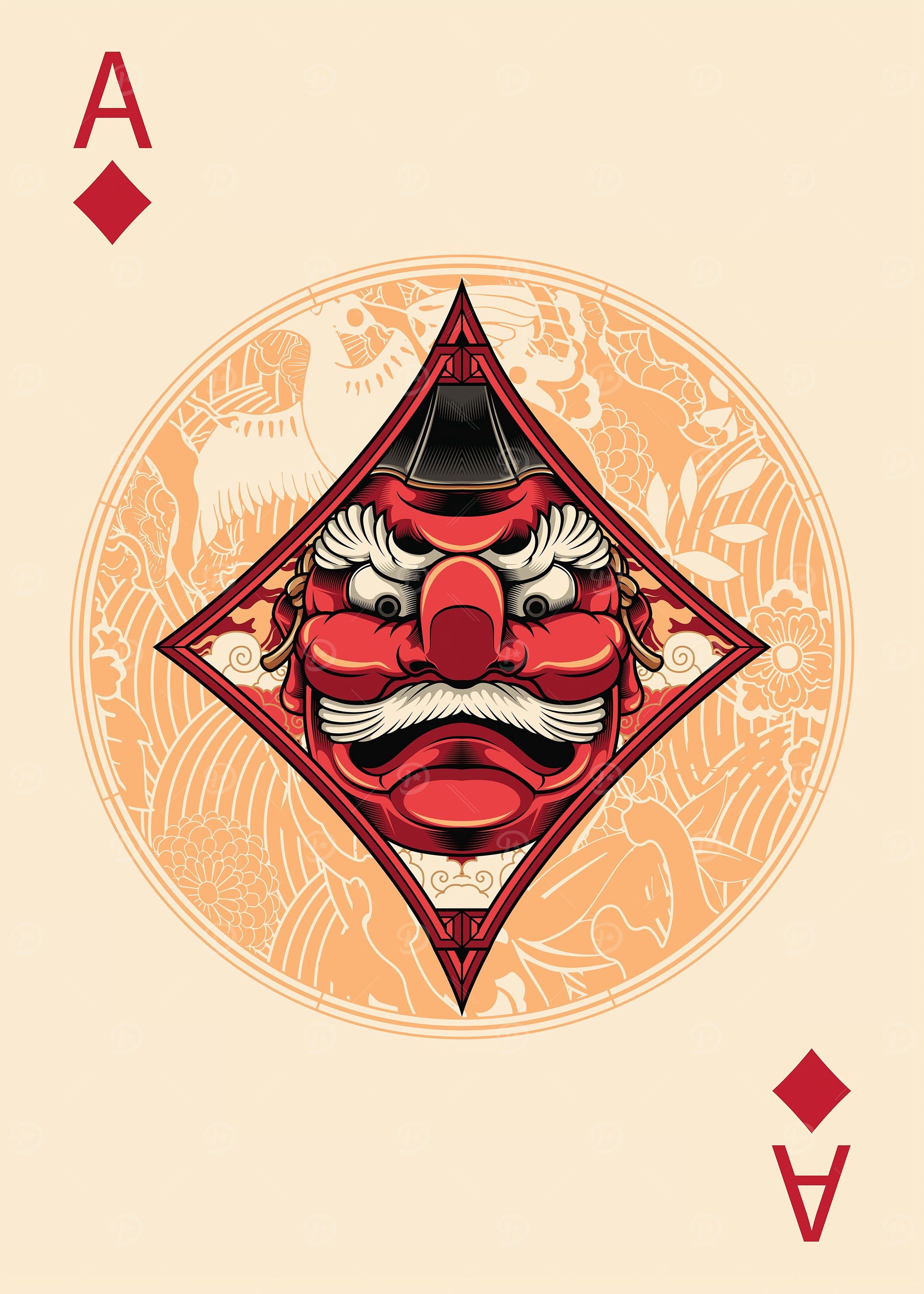 diamon samurai of ace card