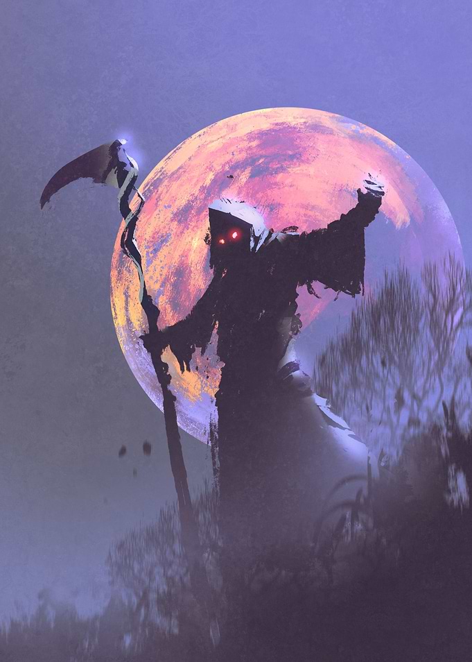 Moon of the Angel of Death