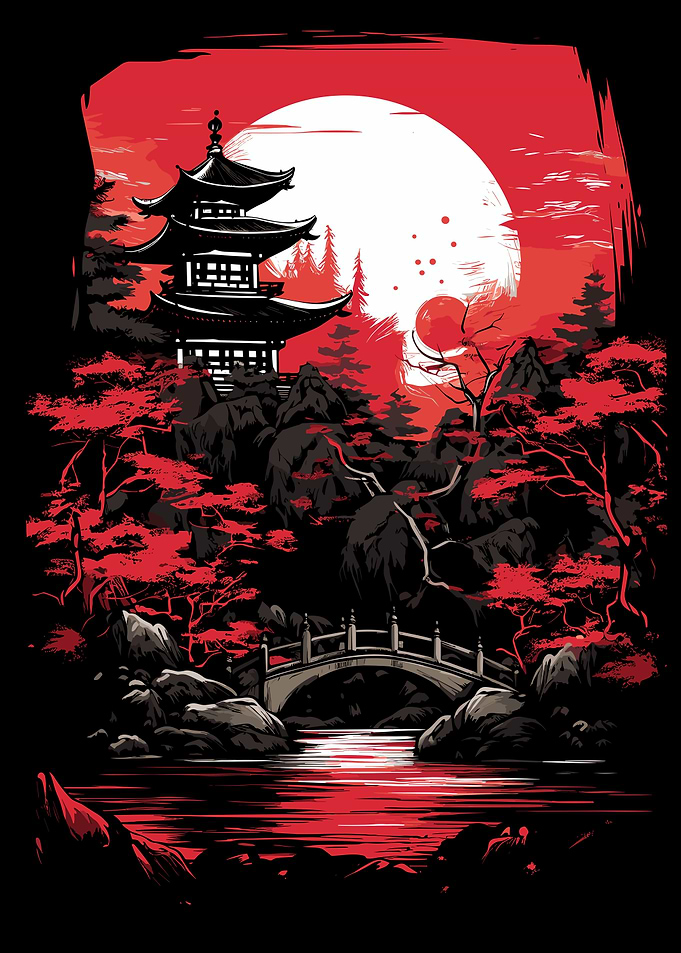 Dark Japanese Atmosphere