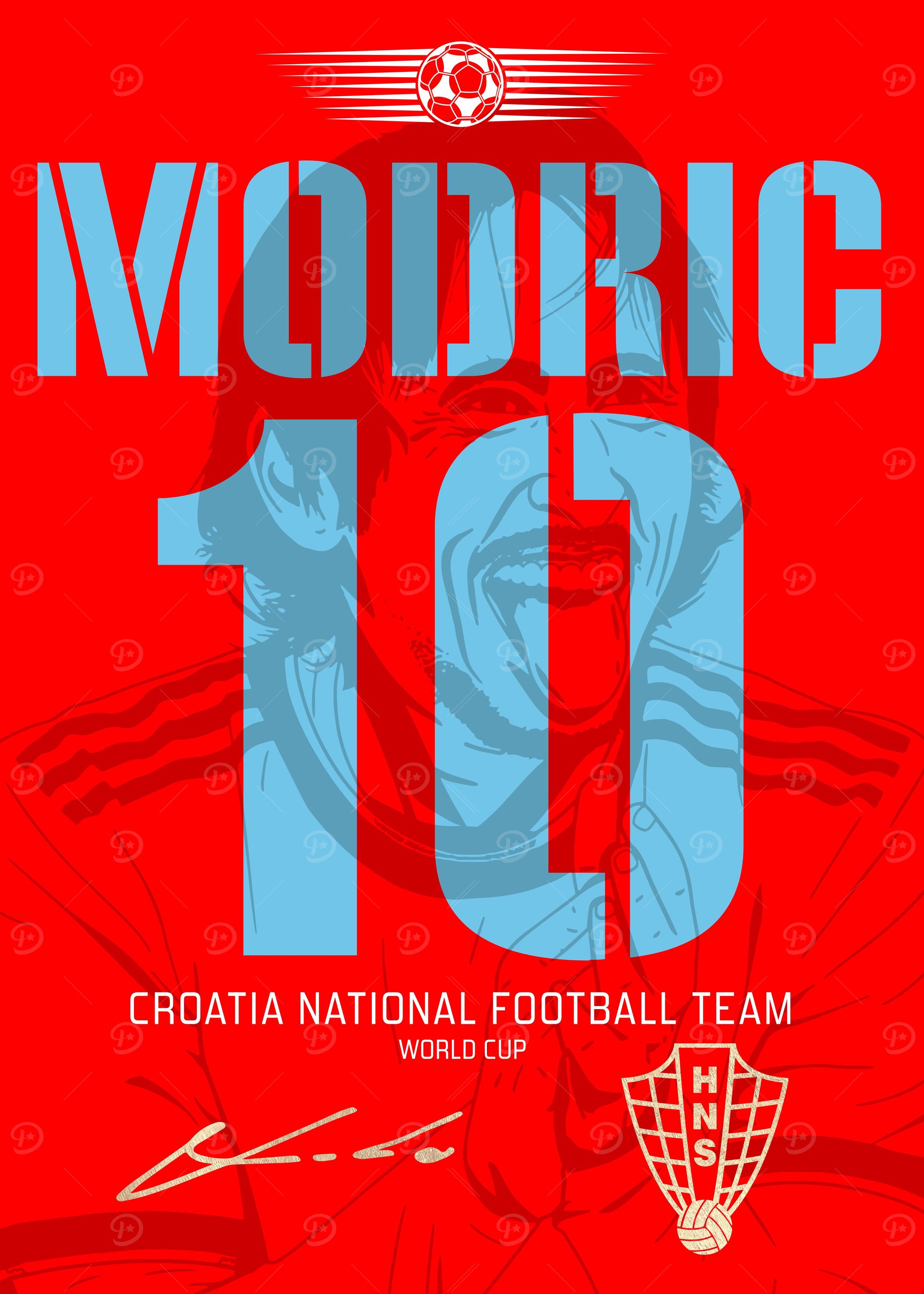 Luka Modric Croatia Natio