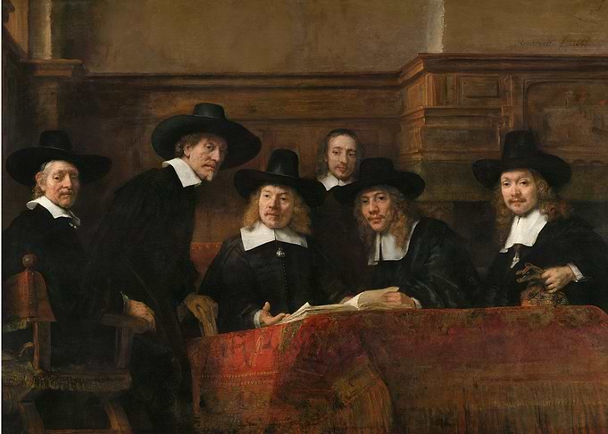 Rembrandt The Syndics 1662