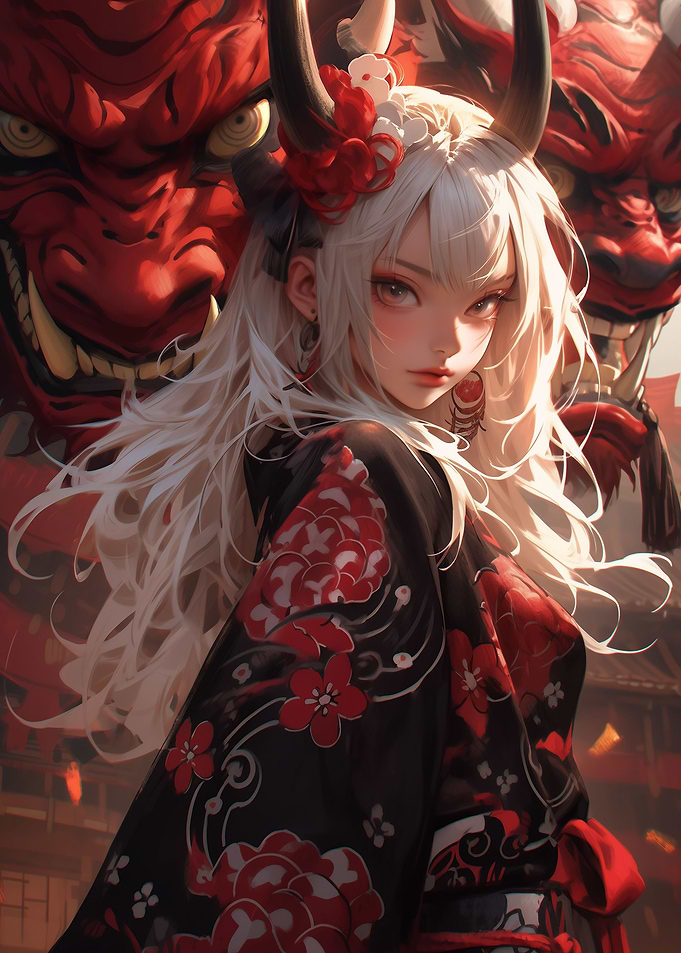 Anime Samurai Elf