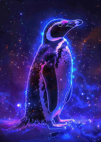 Penguin Animal Space