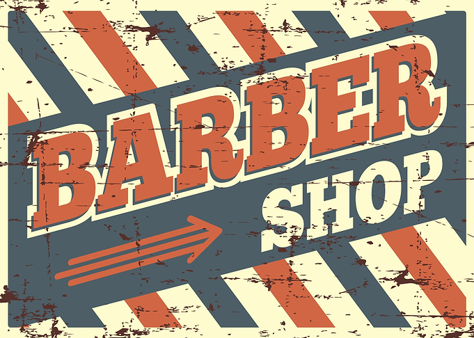 Retro Barber Shop Sign