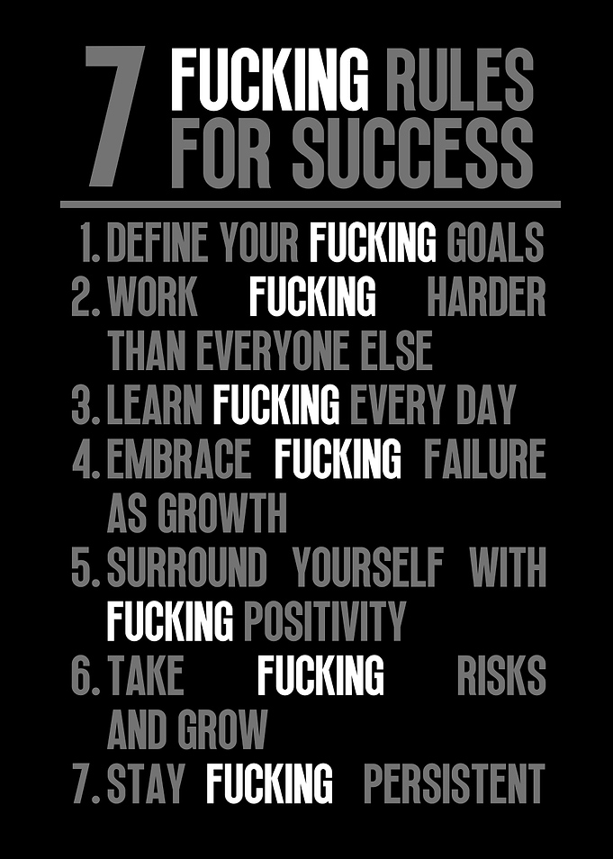 7 Rules For Success