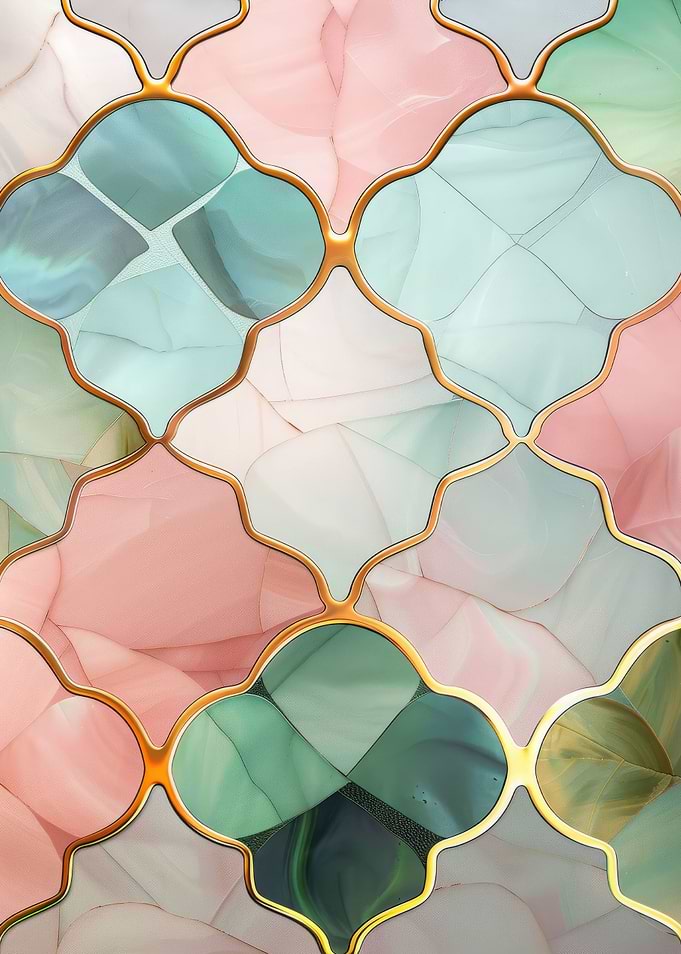 Gold Glass Decor