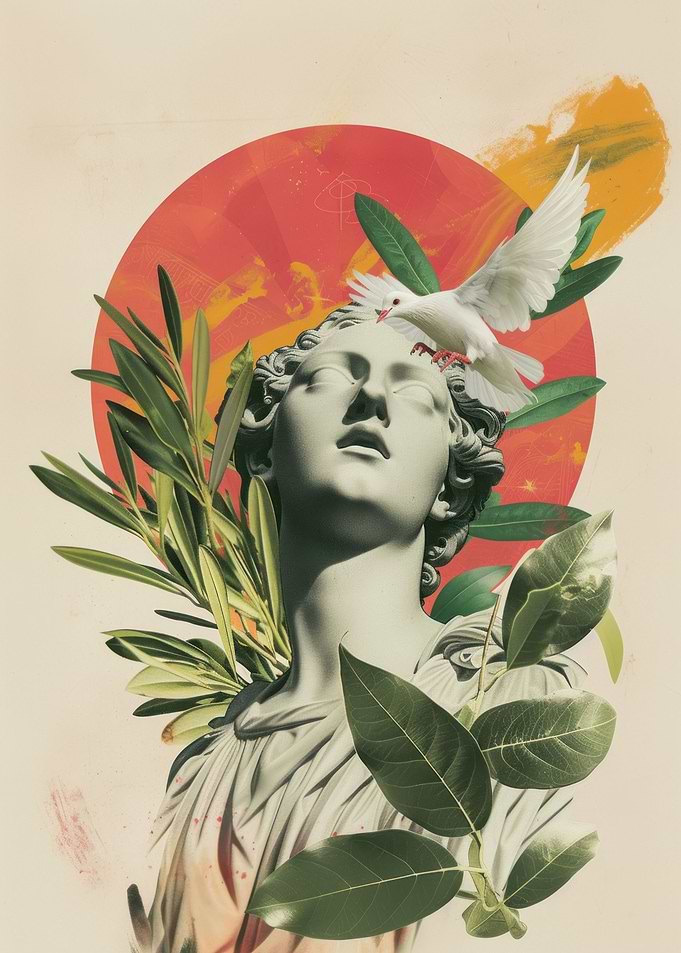 floral statue