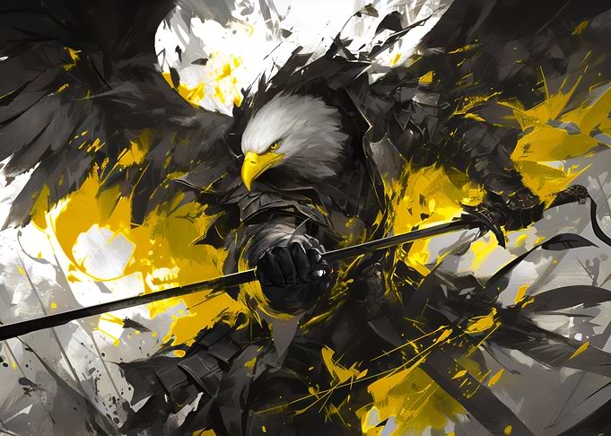 Eagle Hawk Raptor Knight