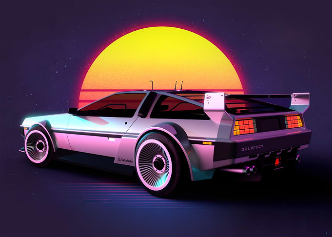 RESTOMOD NEON DMC DELOREAN