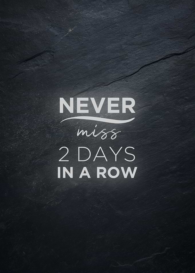 never miss twice
