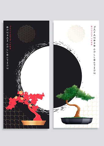 Abstract bonsai tree