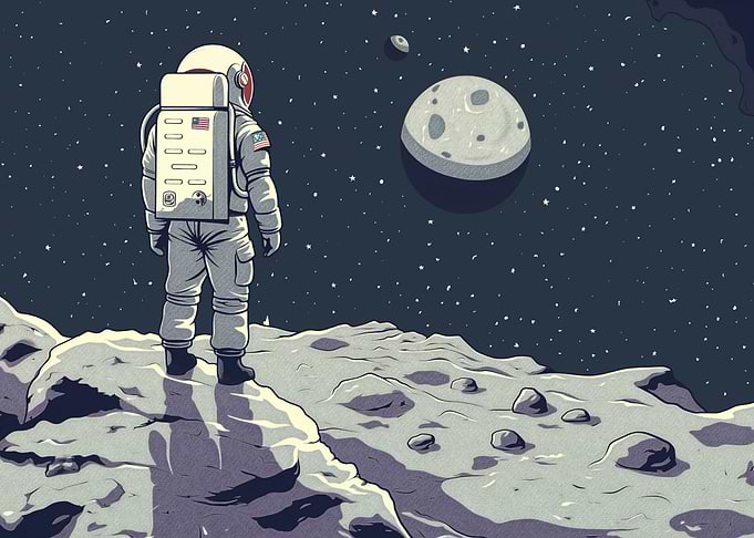 far from earth