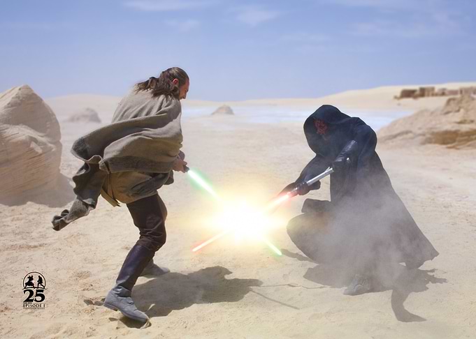 Qui-Gon vs Maul