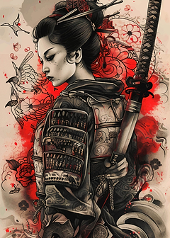 Geisha Samurai Japanese