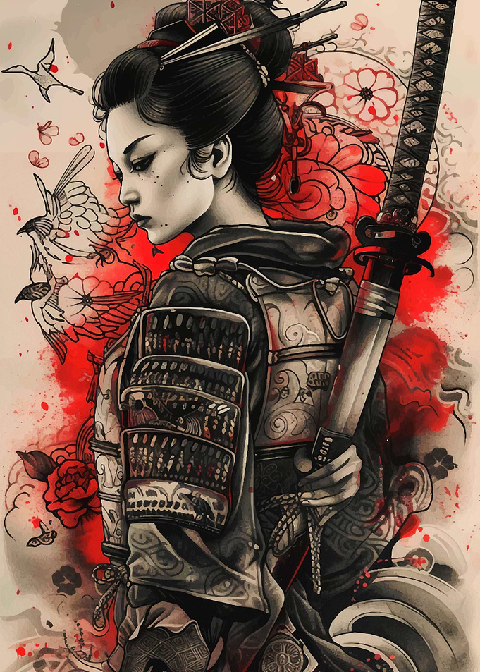 Geisha Samurai Japanese