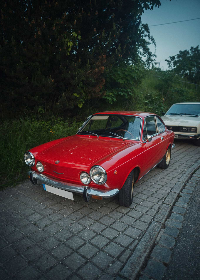 Beautiful red Fiat