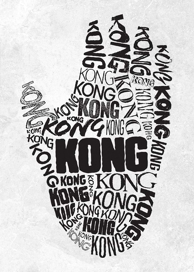 Kong B&W Handprint