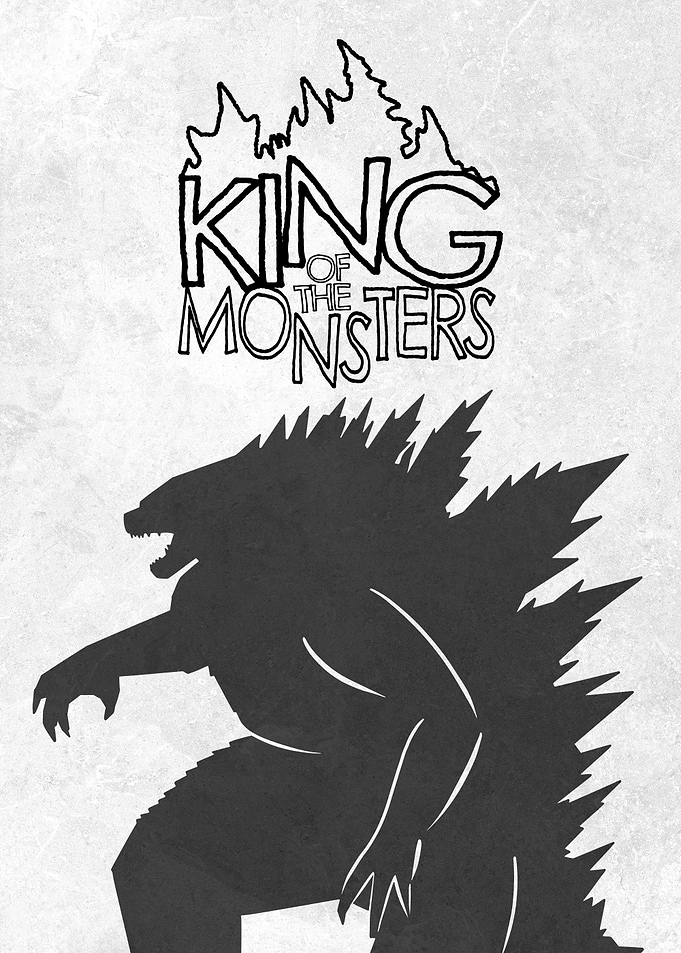 King Monsters B&W