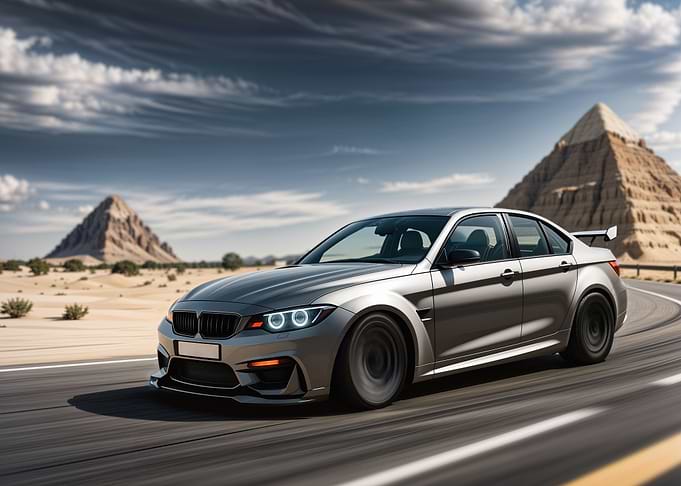 Silver BMW