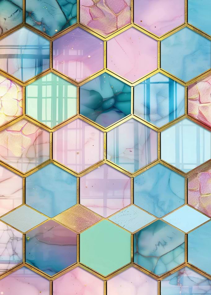 Gold Glass Decor