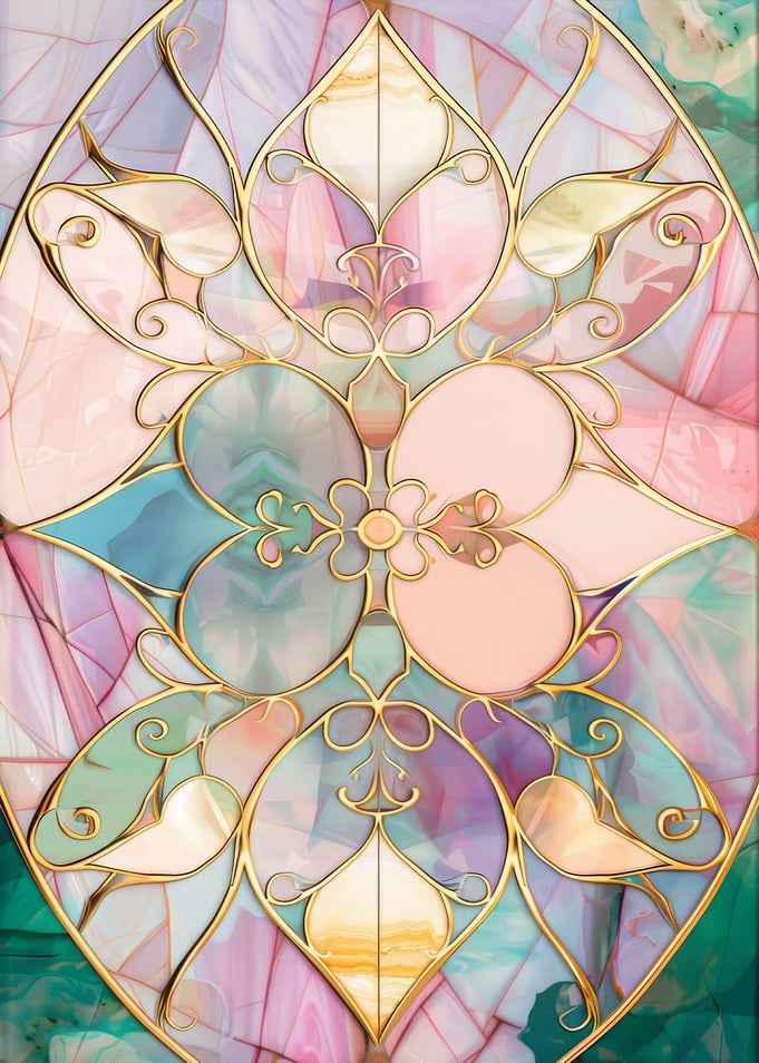 Gold Glass Decor