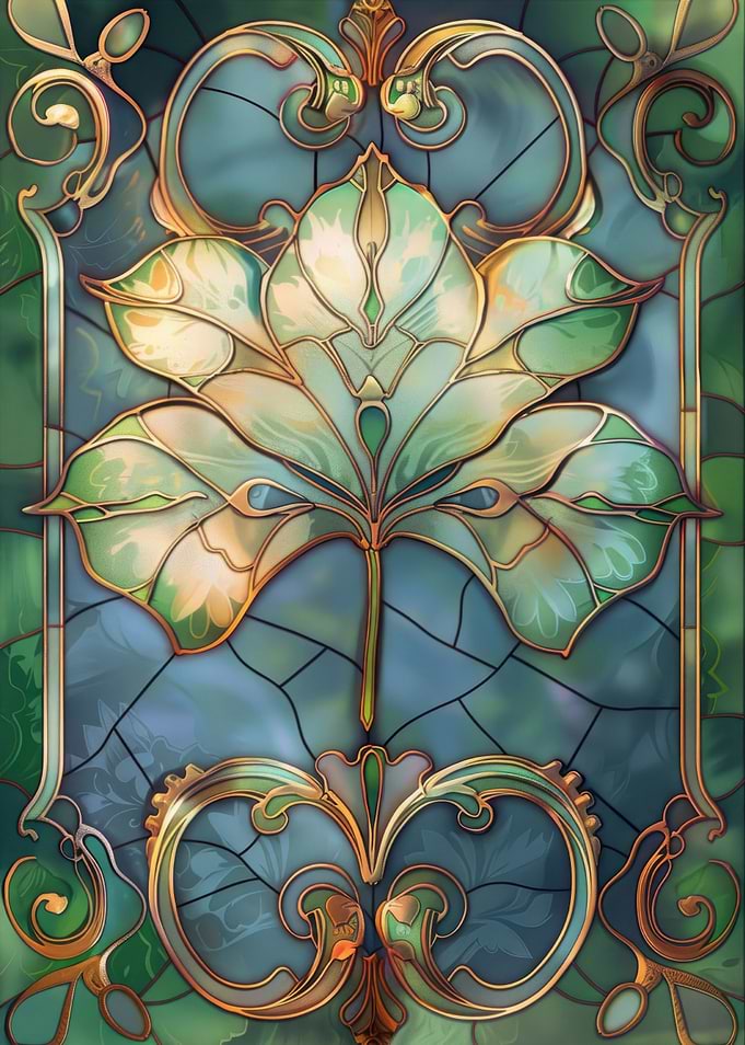 Gold Glass Decor