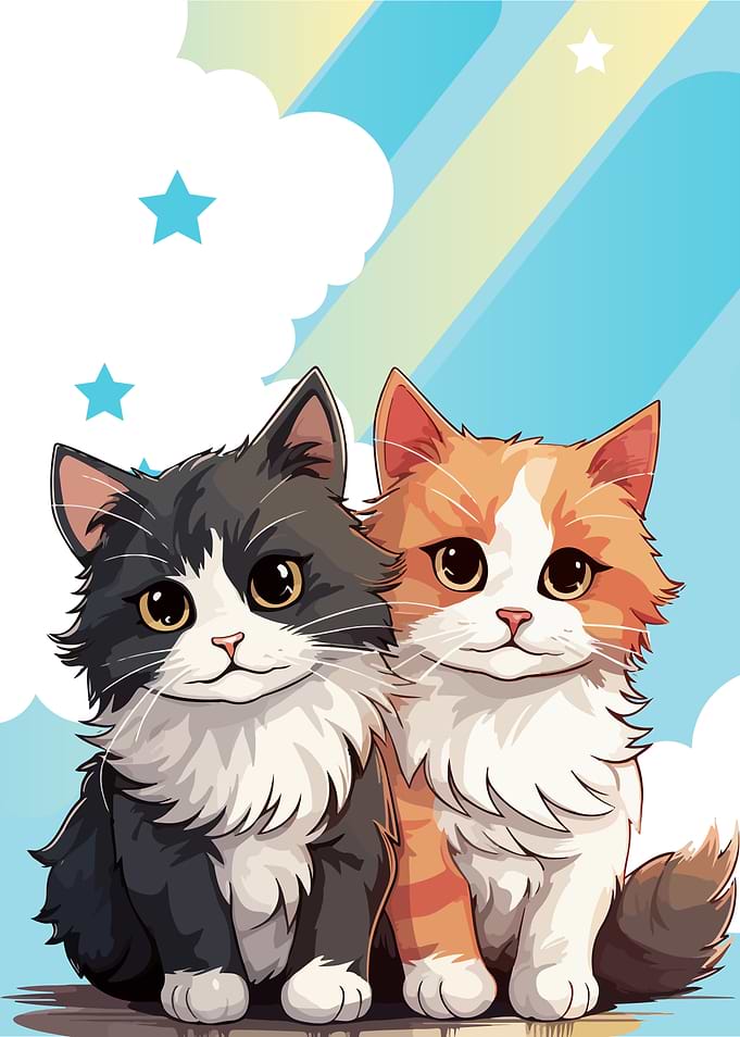 Two Cute Kittens