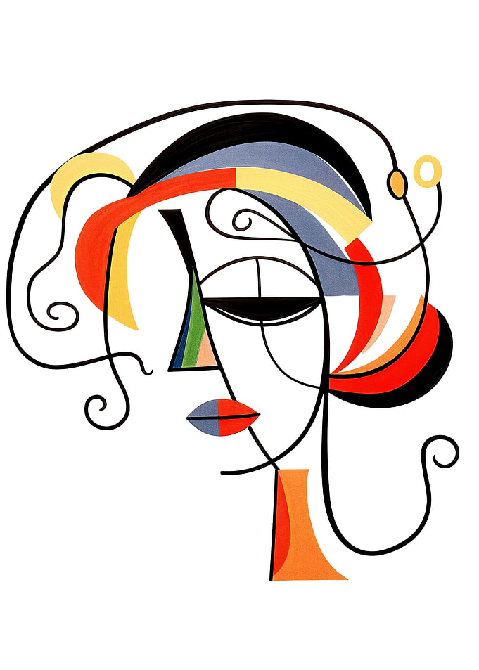 Asbtract Woman Face