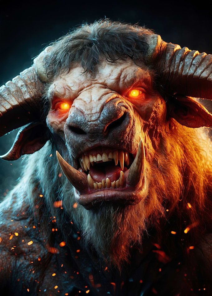 The Fiery Minotaur