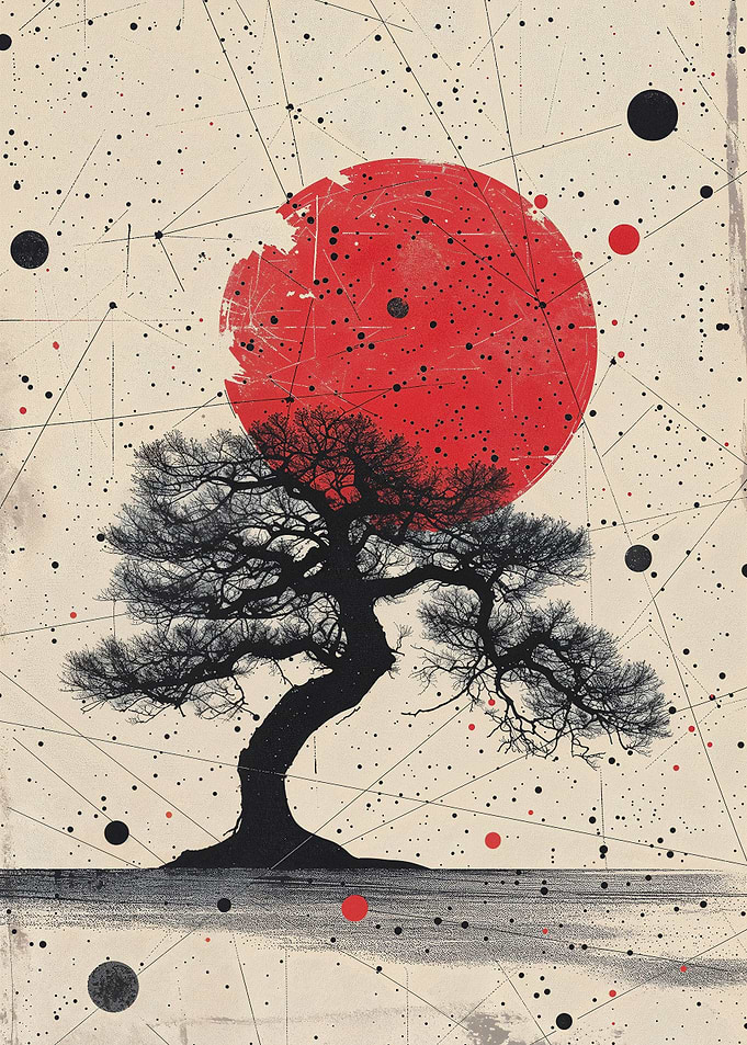 Crimson Tree Eclipse