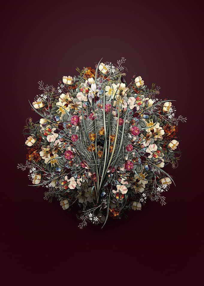 Siberian Iris Wreath