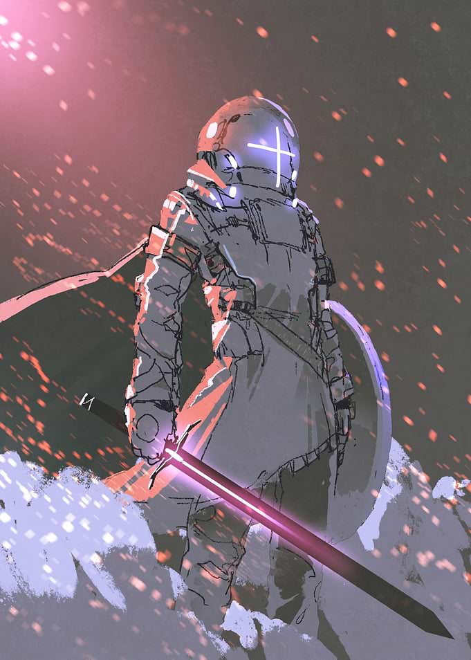 Armored warrior