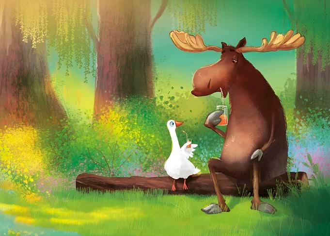 Goose and friends