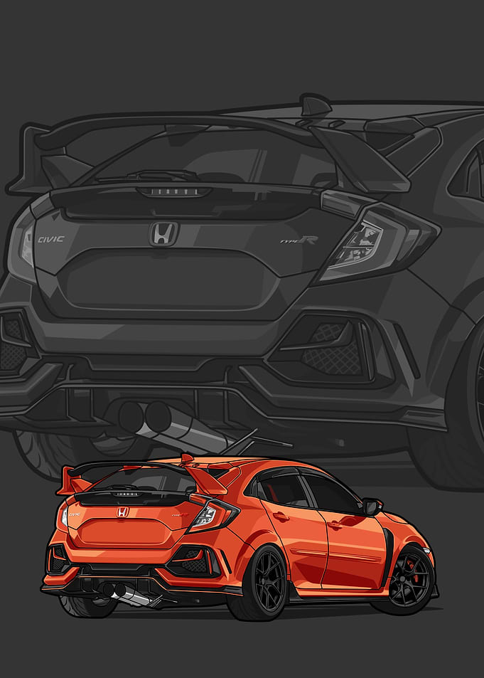 civic type r orange