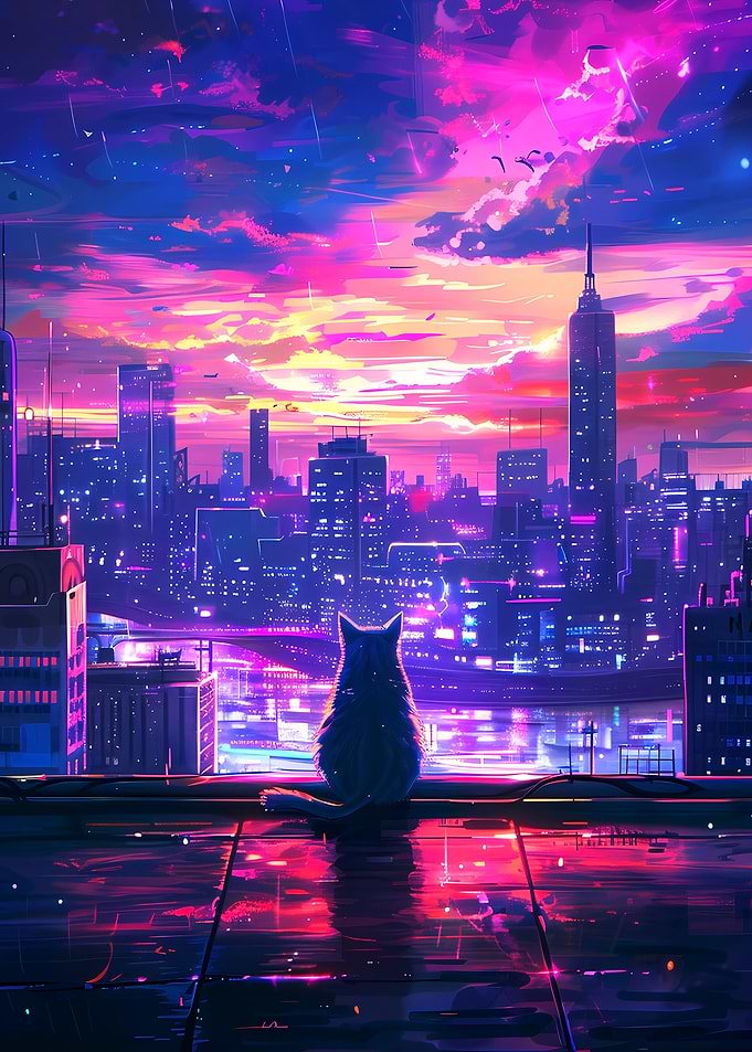 Chilling Cat