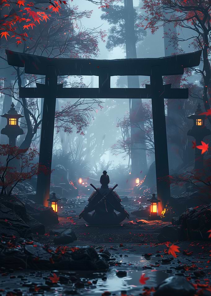 Japanese samurai Spiritual