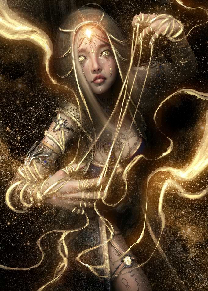 Beautiful gold angel
