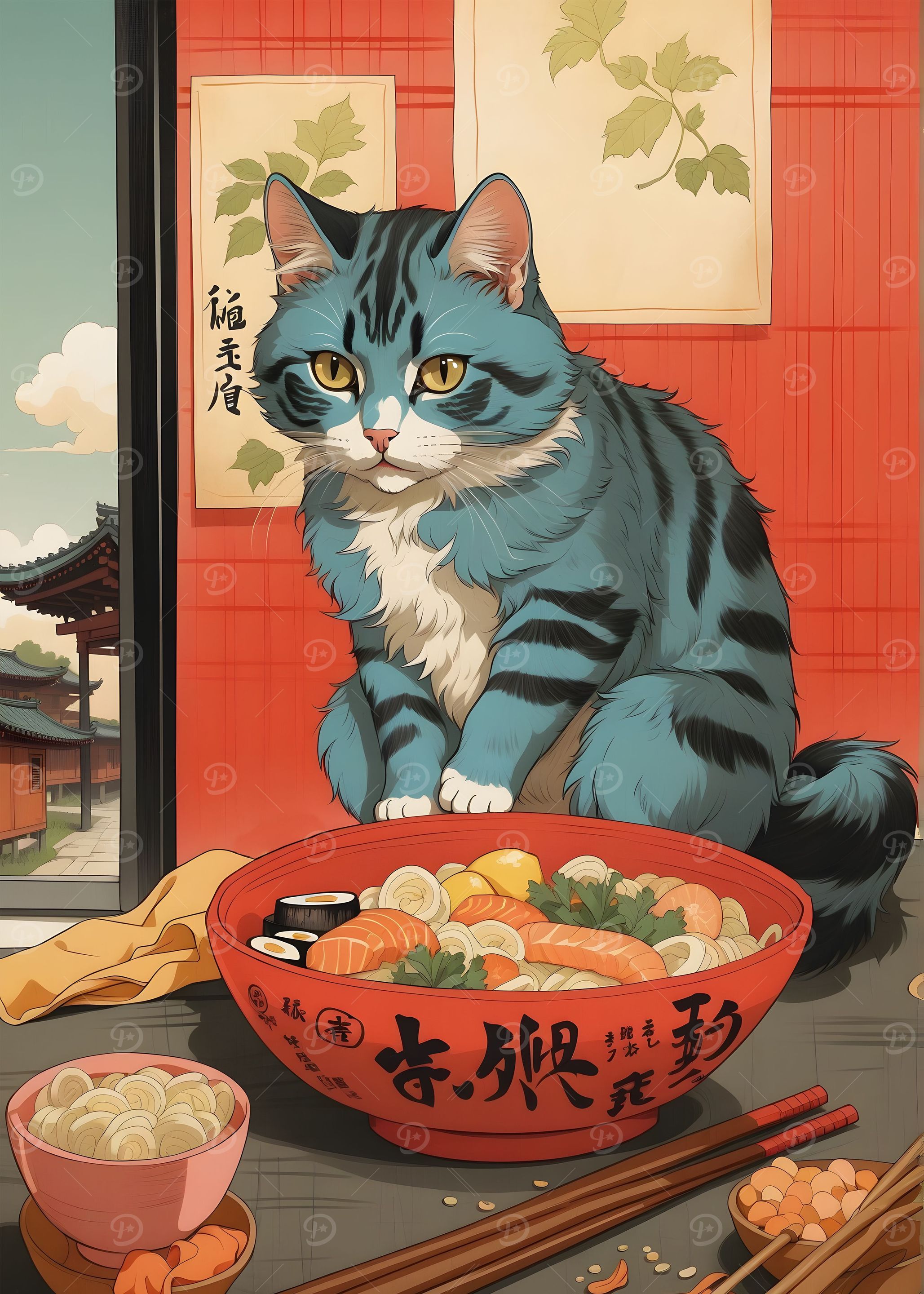 Japanese Cat Ramen