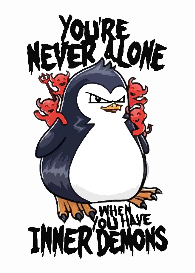 penguin animal sarcasm say