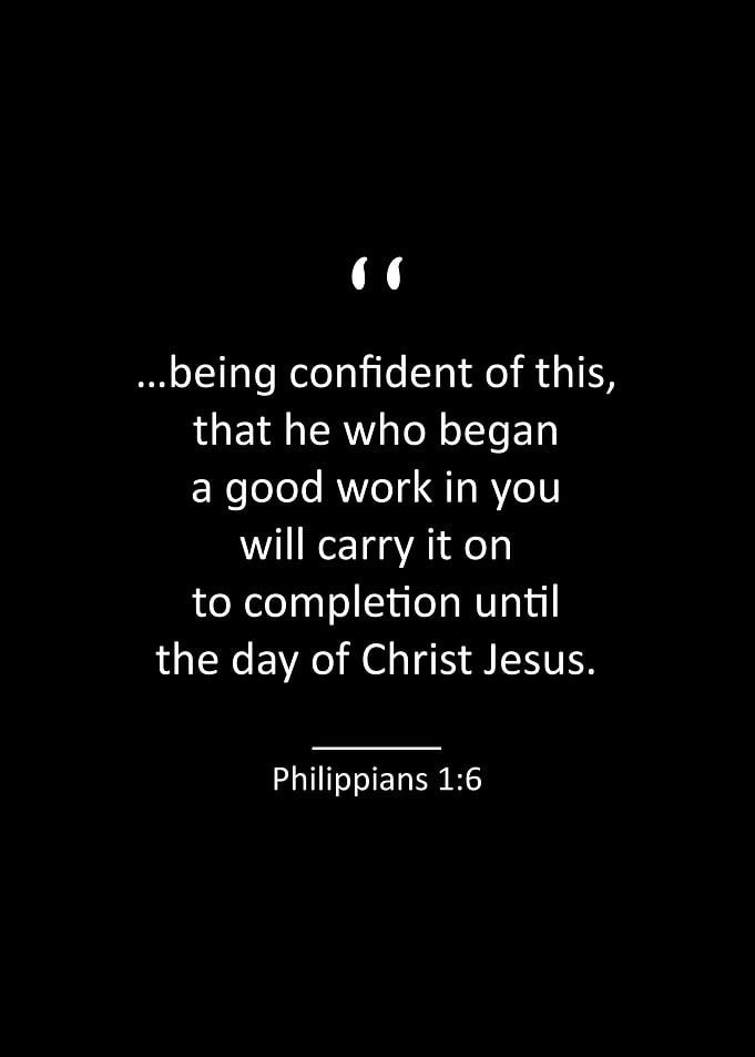 Philippians 1 6