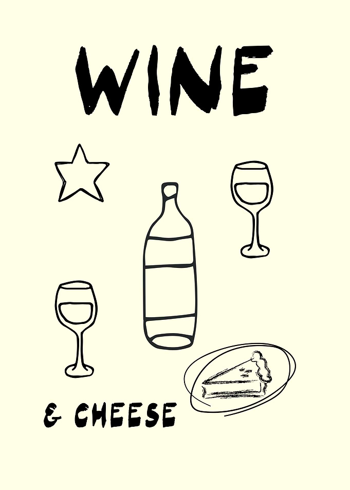 wine and cheese