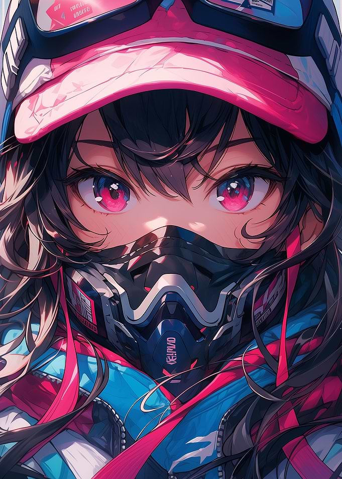Cyberpunk Anime Girl Cute