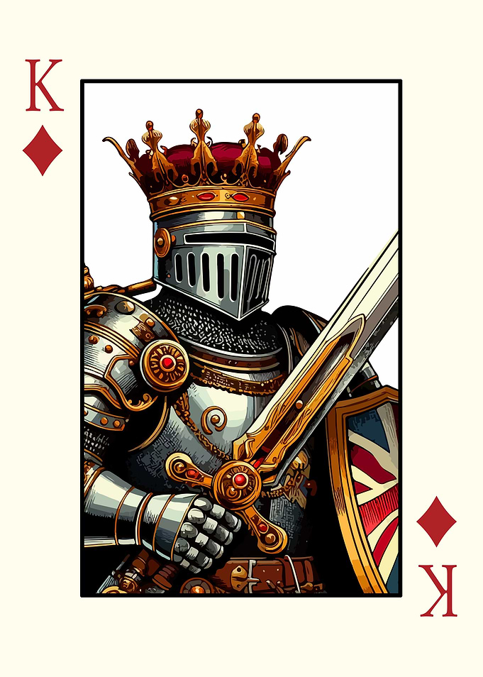 Knight King of Diamonds