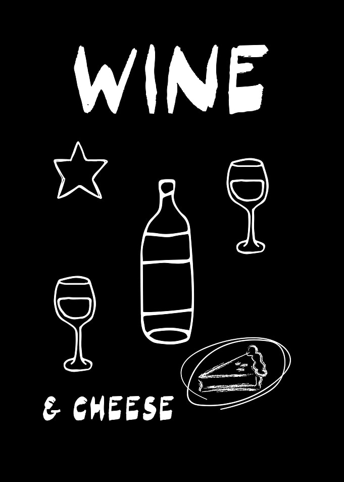 wine and cheese