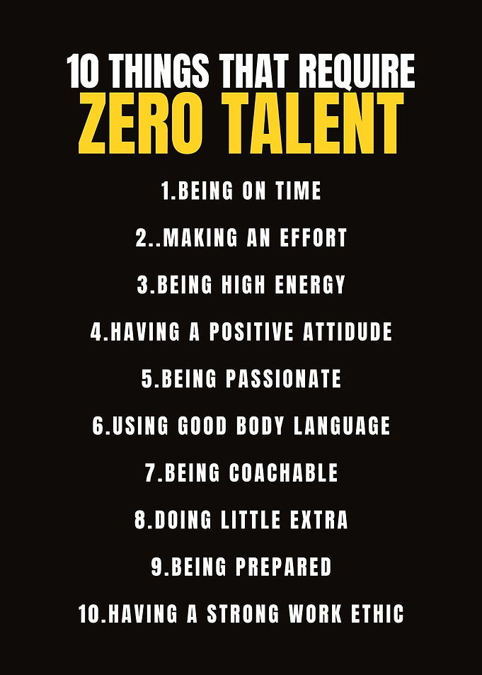 Require Zero Talent